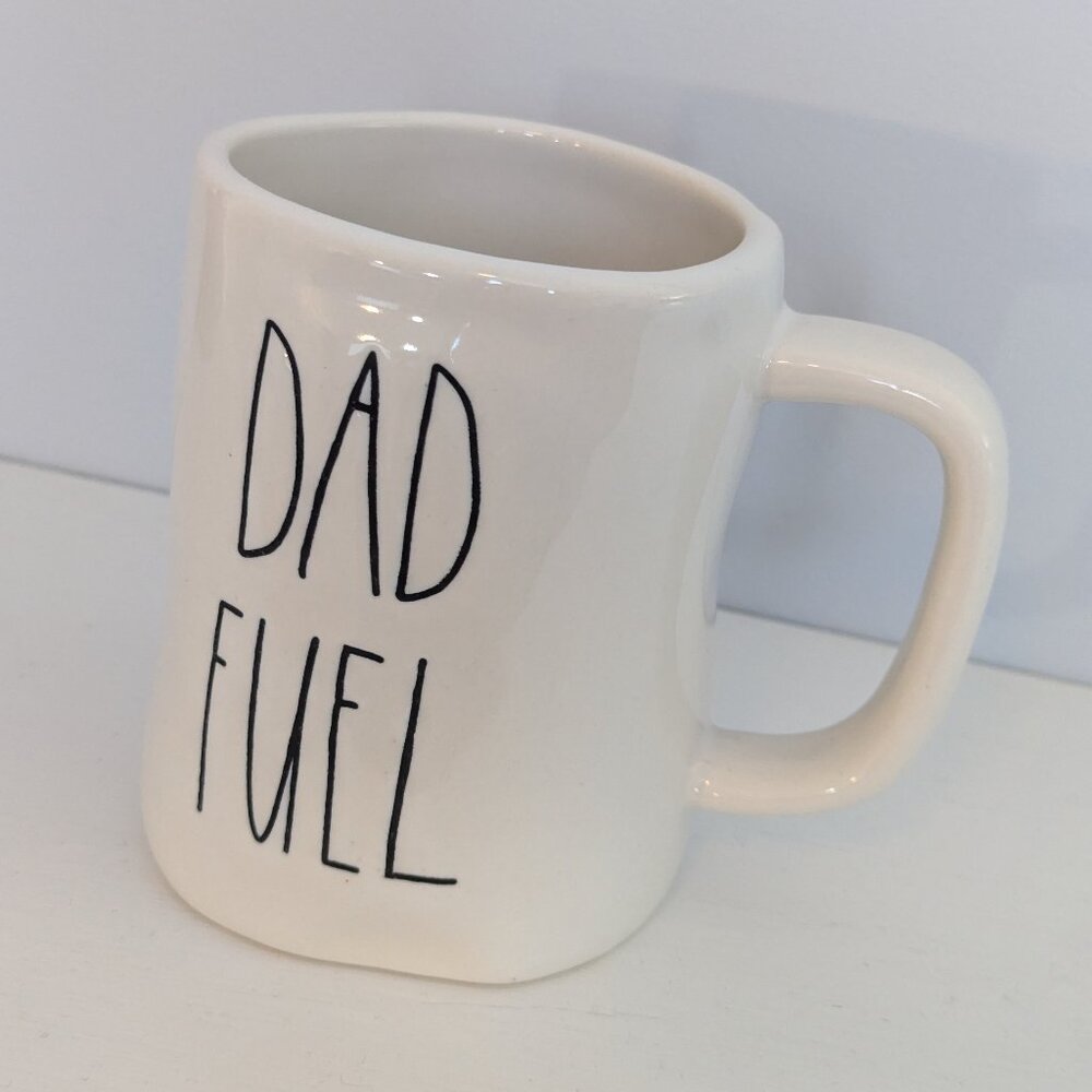 Rae Dunn by Magenta "Dad Fuel" white Ceramic Mug - Picture 2 of 10